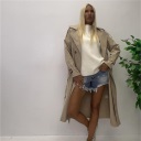 trench  lungo doppio petto basic